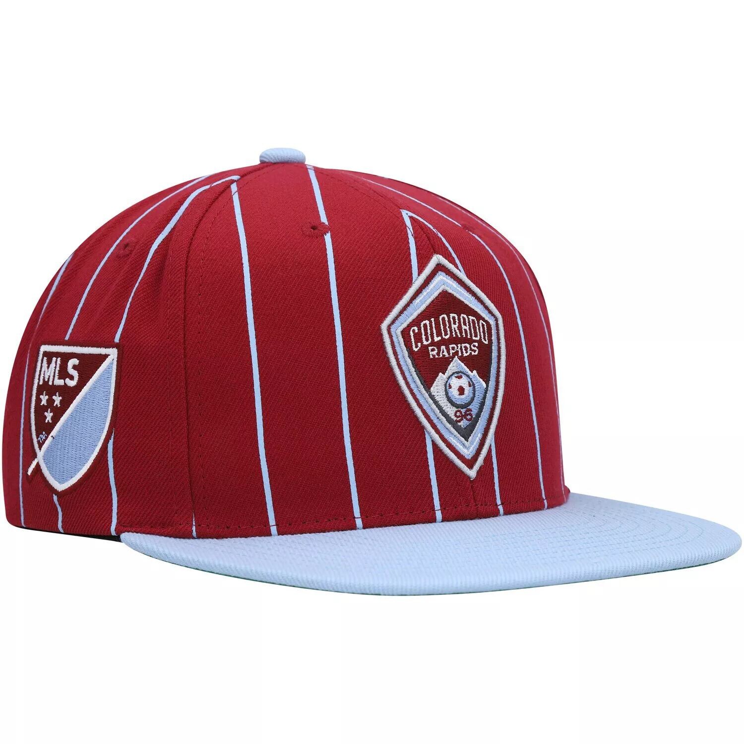 

Мужская красная кепка с булавкой Mitchell & Ness Colorado Rapids Team Snapback