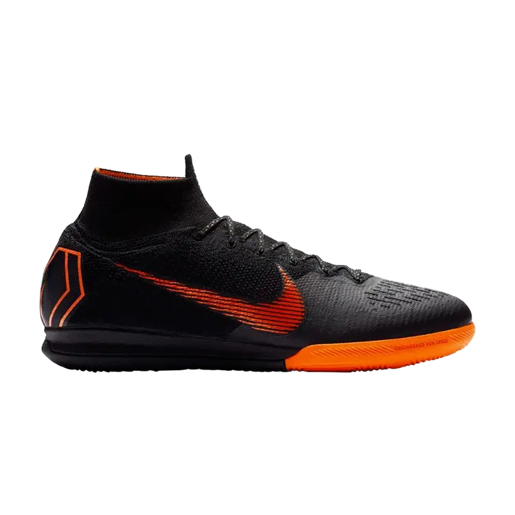 

Кроссовки Nike Mercurial SuperflyX 6 Elite IC 'Black Orange', черный