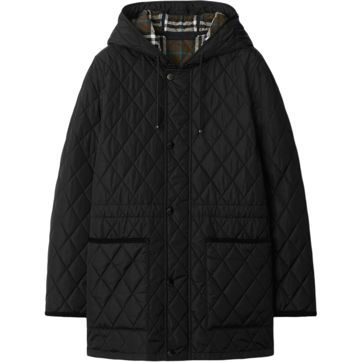 

Burberry Куртка утепленная с капюшоном, Black
