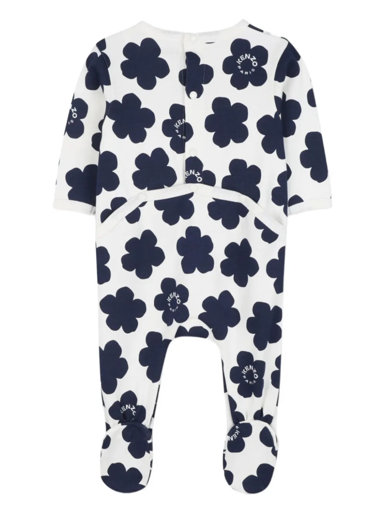 

Kenzo Kids пижама с цветочным принтом, белый