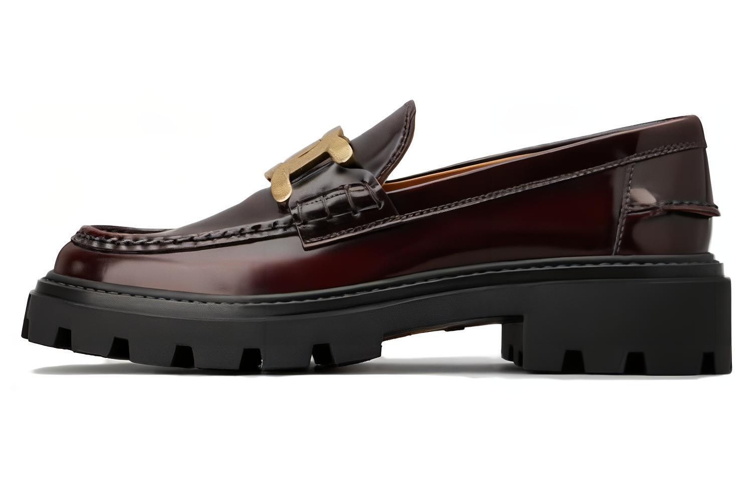 Лоферы TOD'S для женщин с логотипом на бляшке