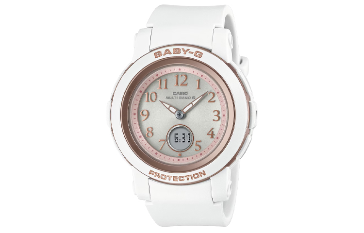 

CASIO Часы Unisex BABY-G Silver Watch, Silver Dial
