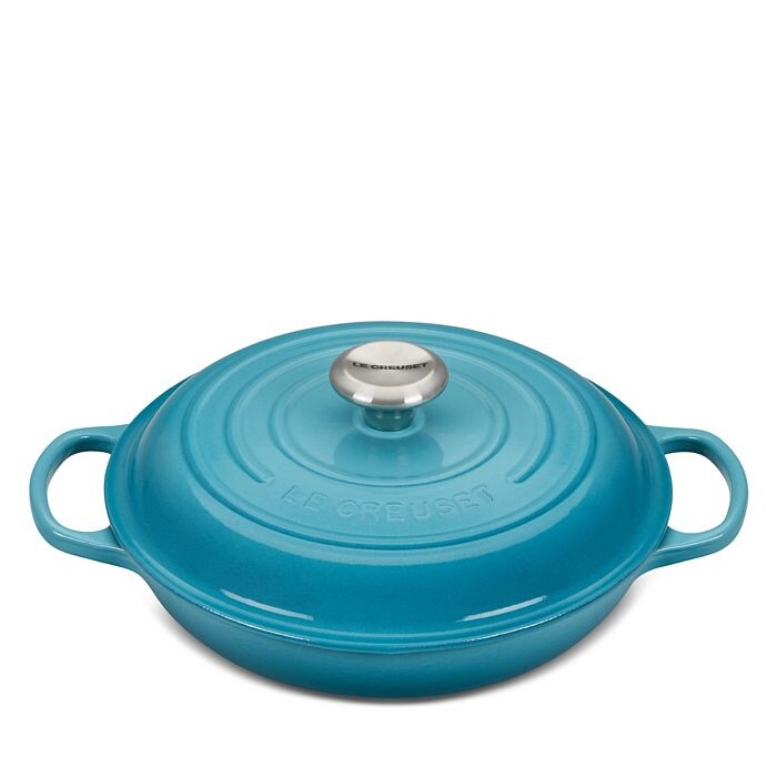 

Фирменный брейзер Le Creuset на 5 литров, синий