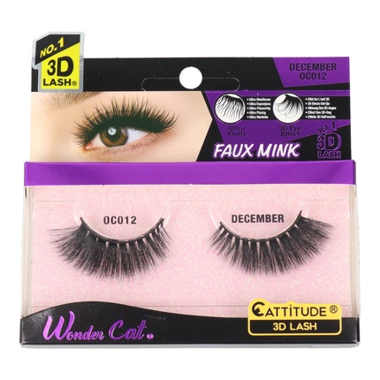 

Wonder Cat Lash Декабрь - Накладные ресницы Ebin New York