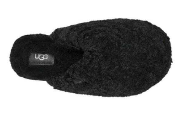 Модные сандалии макси-кружевные слайды Ugg, черный — фото 3