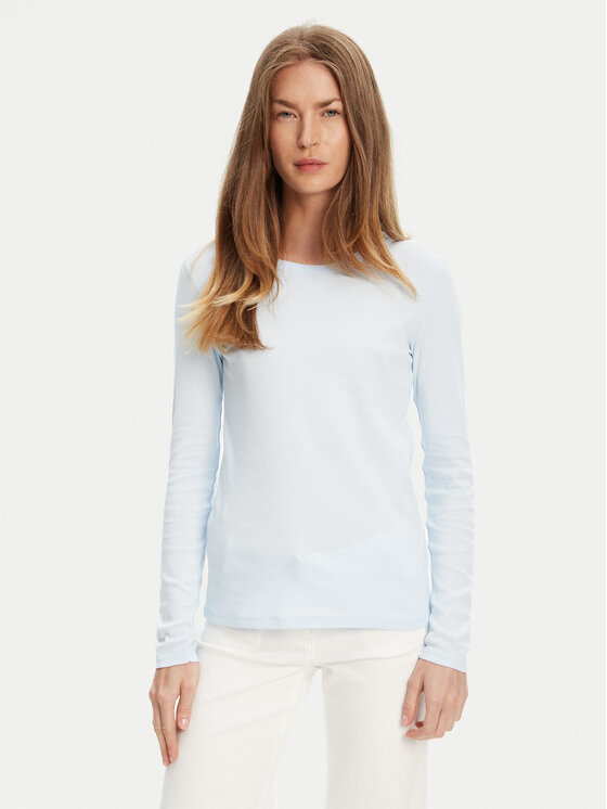 

Блузка regular fit 3GA2E16F9 United Colors Of Benetton, голубой