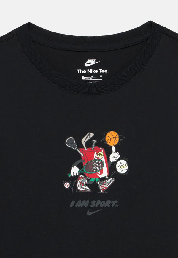 Футболка свободного кроя унисекс с принтом Nike Sportswear, Black — фото 4
