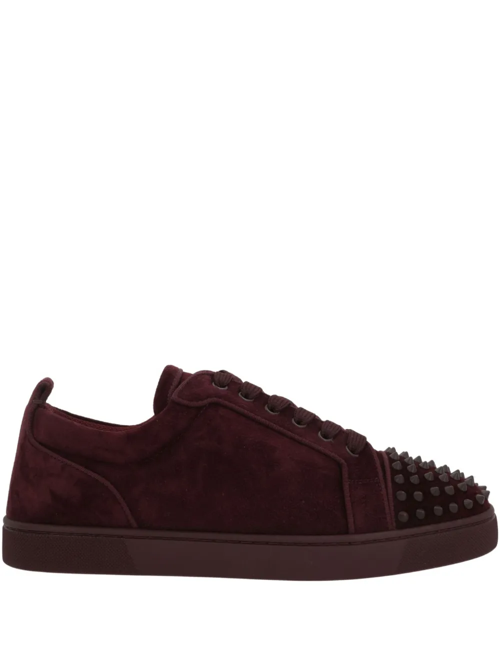 

Замшевые кроссовки Louis Junior Spikes Christian Louboutin, красный