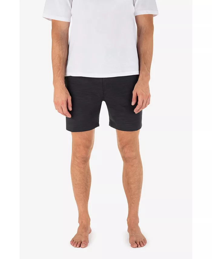 

Мужские шорты Phantom Slub с 3/4 эластичным поясом, длина 18" Hurley, черный