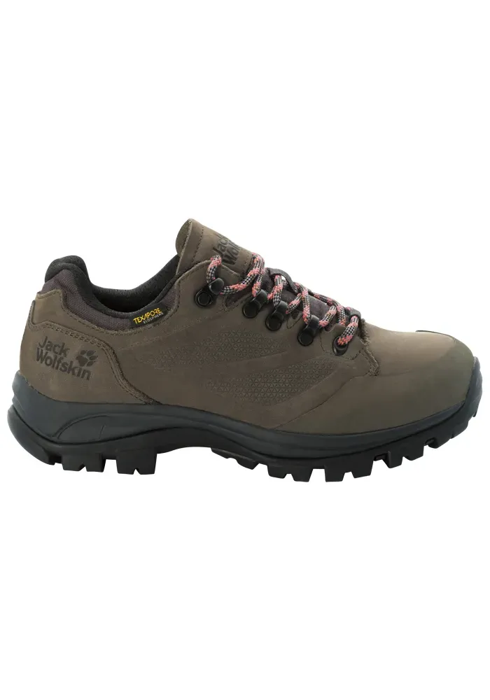 Трекинговые туфли Jack Wolfskin "REBELLION TEXAPORE LOW W", коричневый