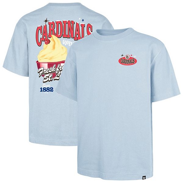 

Мужская футболка '47 light blue st louis cardinals ice cream parlor foundation 47 Brand