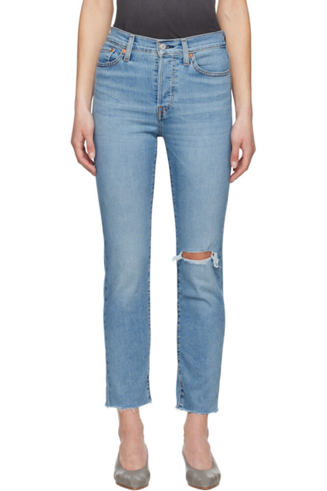 

Синие прямые джинсы Wedgie Levi's