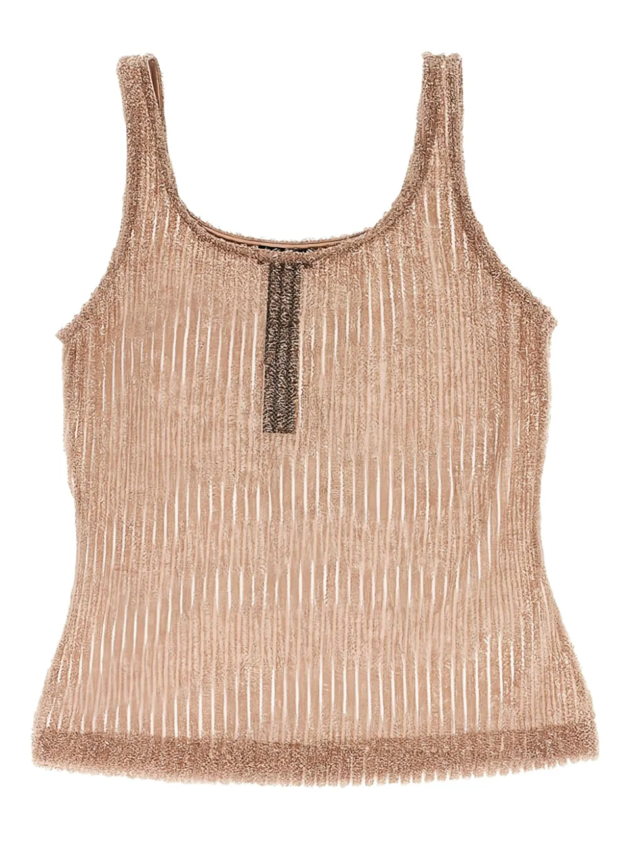 

Ребристая майка Emporio Armani, розовый