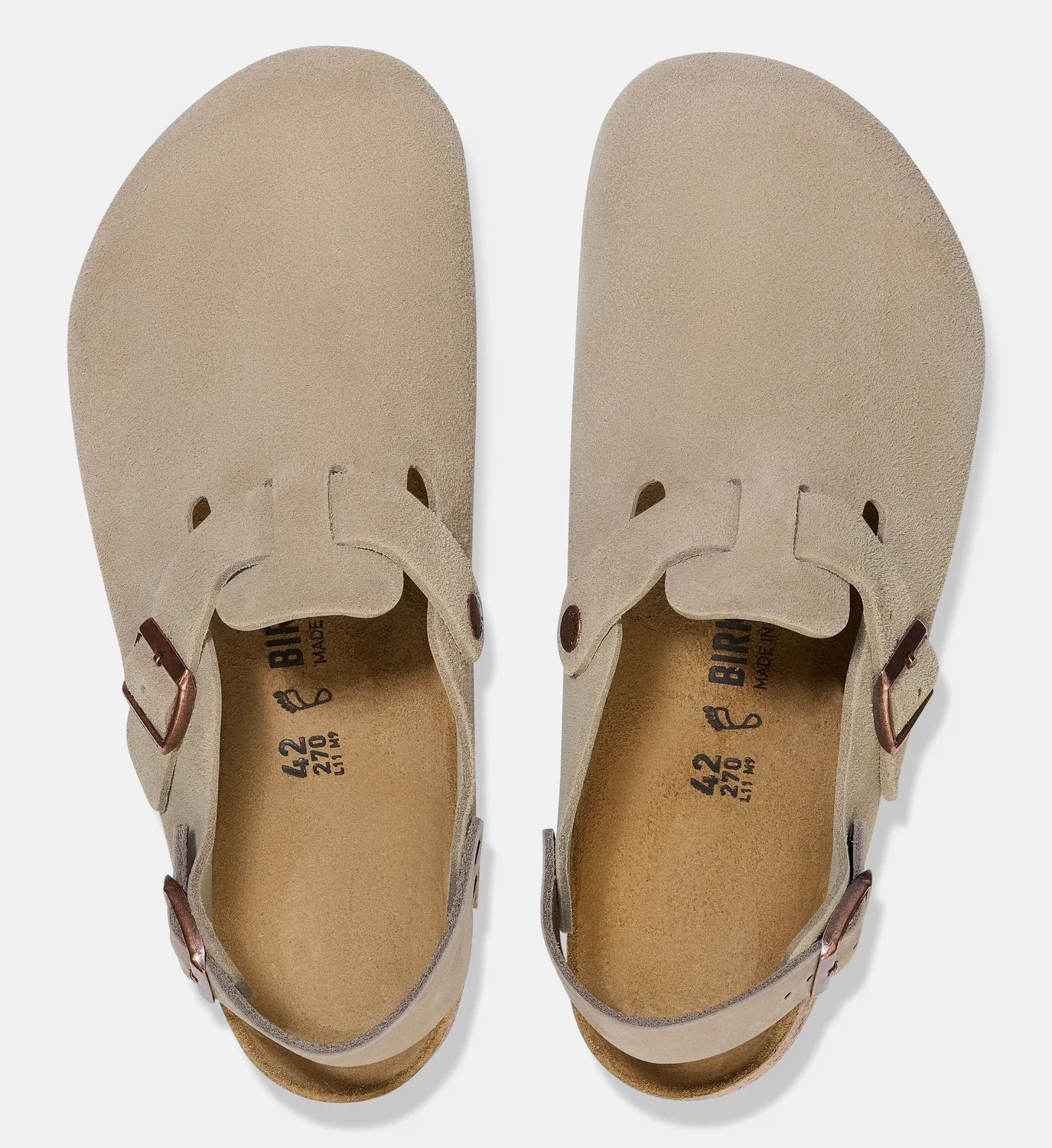 Сабо Токио из кожи BIRKENSTOCK, коричневый — фото 3