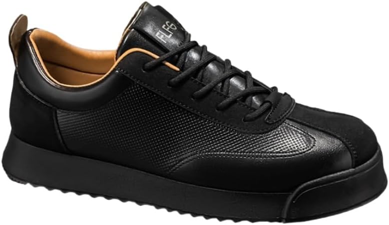 

Ретро мужские дышащие повседневные туфли с толстой подошвой - противоскользящие и долговечные, с мягкими и удобными стельками. Идеально подходят для повседневного ношения и занятий спортом Clolinde, черный