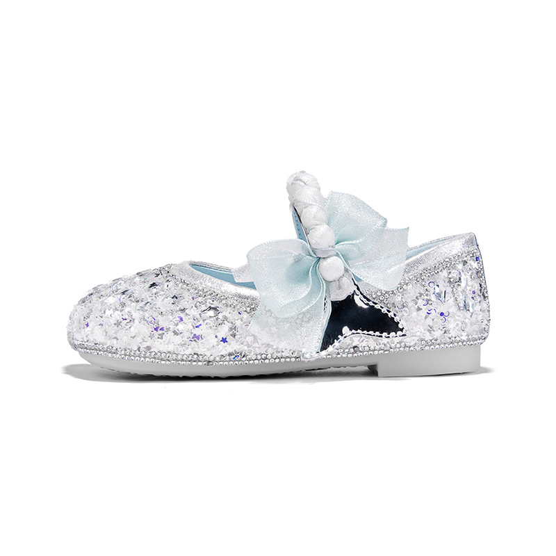 

Износостойкие низкие детские туфли Crystal & Rhinestone для подростков ST&SAT, синий