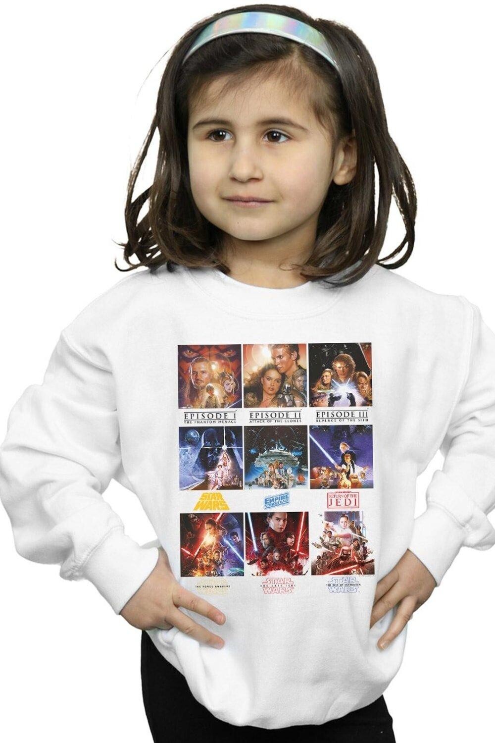 

Толстовка с плакатом Saga Star Wars, белый