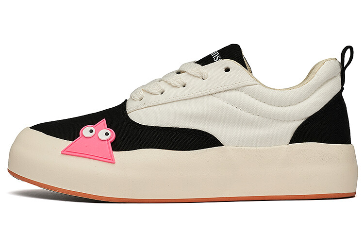 

Кроссовки VANSSI Skateboarding Shoes Men Low-top White, черный