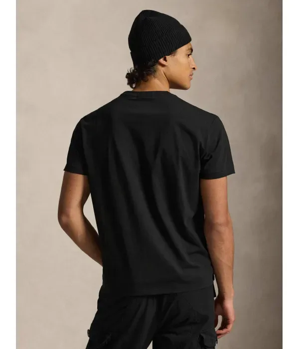 Футболка classic fit Polo Ralph Lauren, черный — фото 3