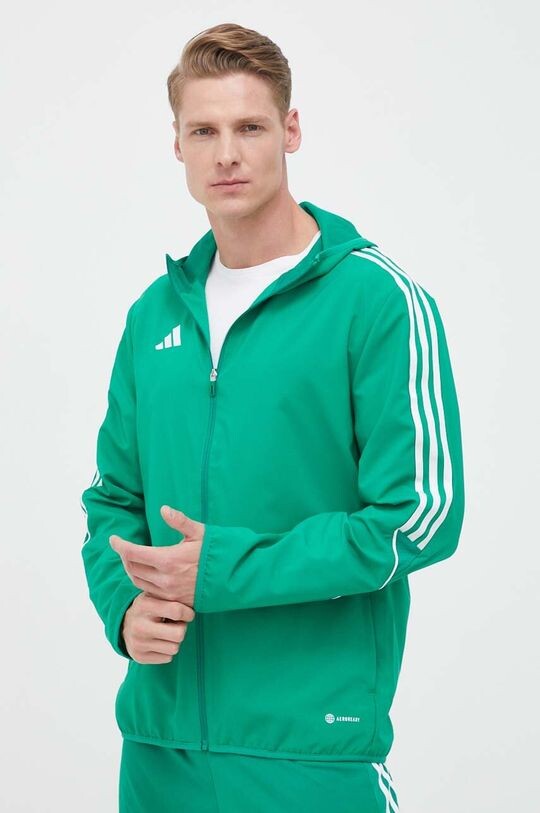 Спортивная куртка Tiro 23 adidas, зеленый — фото 4