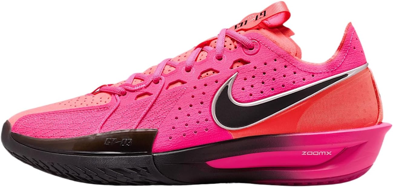 

Баскетбольные кроссовки Nike GT Cut 3 для мужчин, Hyper Pink/Metallic Silver/Pink Foam/Black