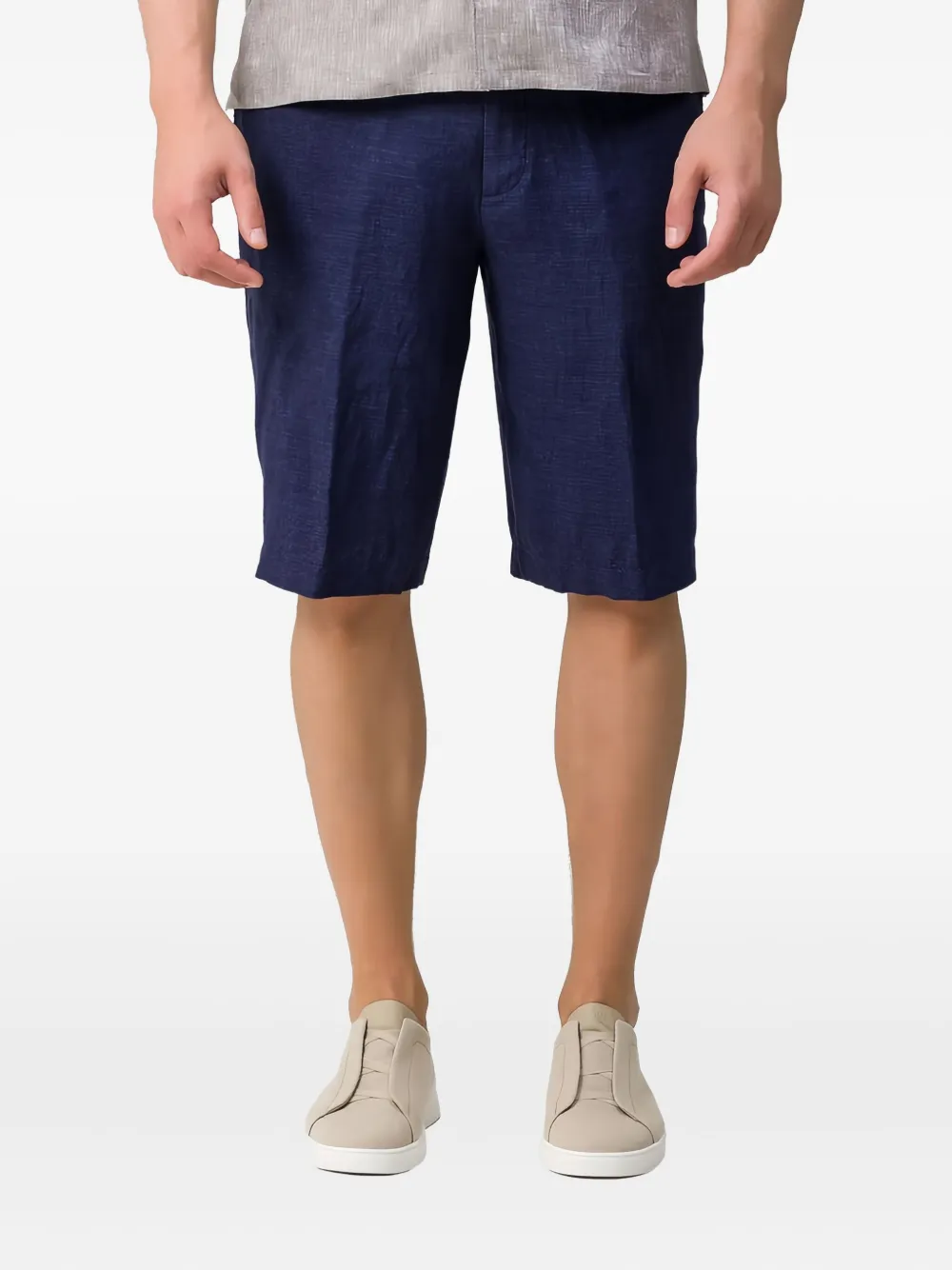 

Льняные шорты Zegna, синий