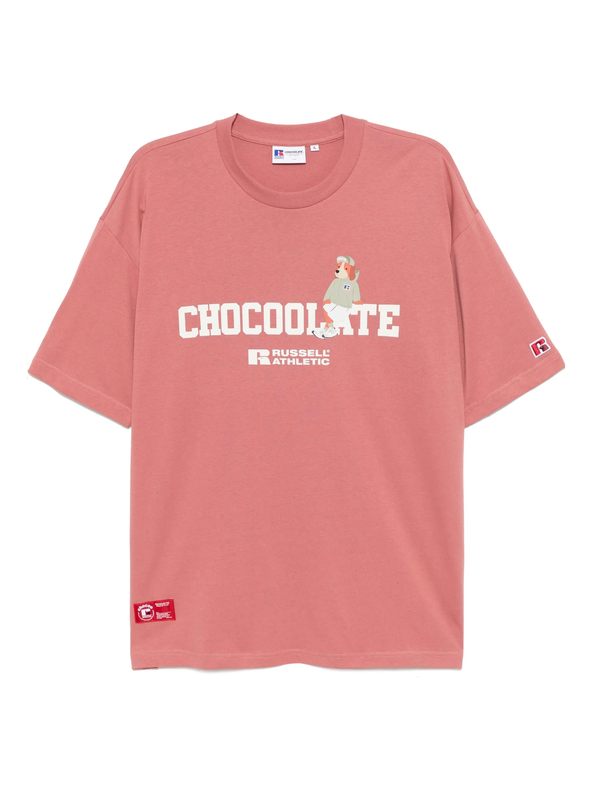 

Футболка с логотипом из коллаборации с Russell Athletic Chocoolate, красный