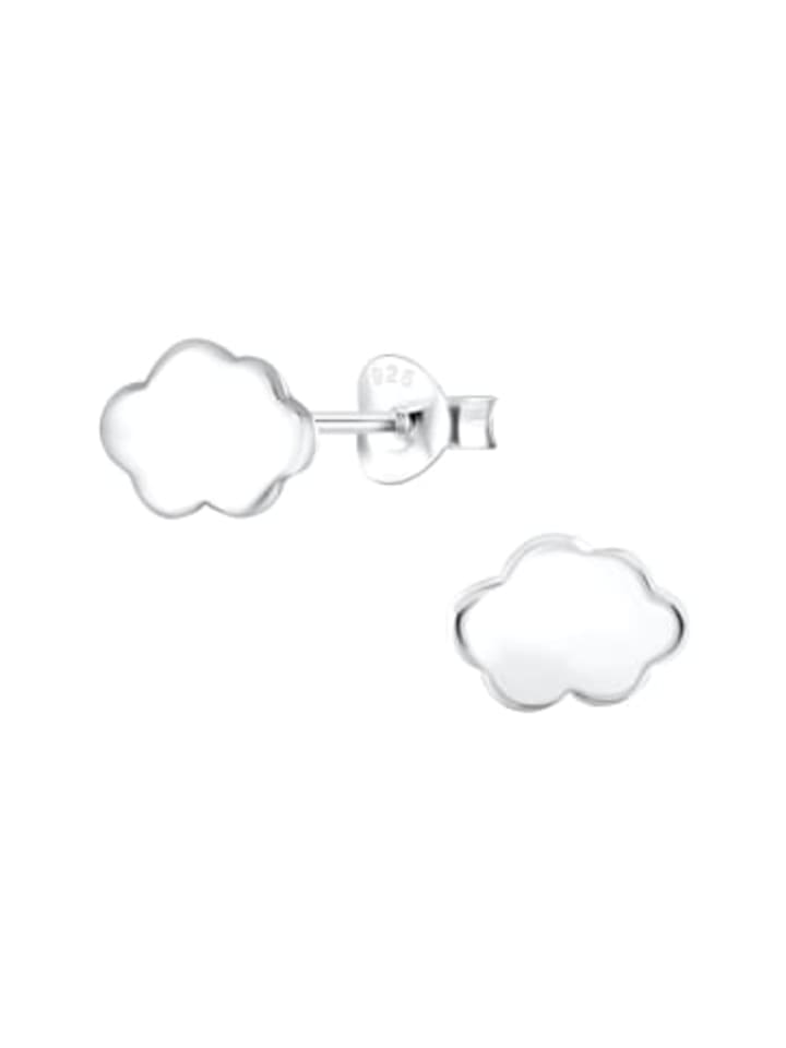 

Alexander York Серьги-гвоздики CLOUD из серебра 925 пробы, комплект из 2 штук