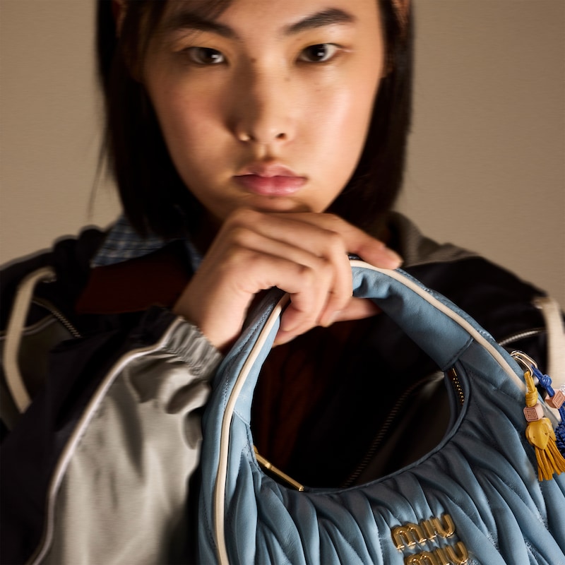 

Сумка Wander из стеганой кожи наппа Miu Miu, мультиколор