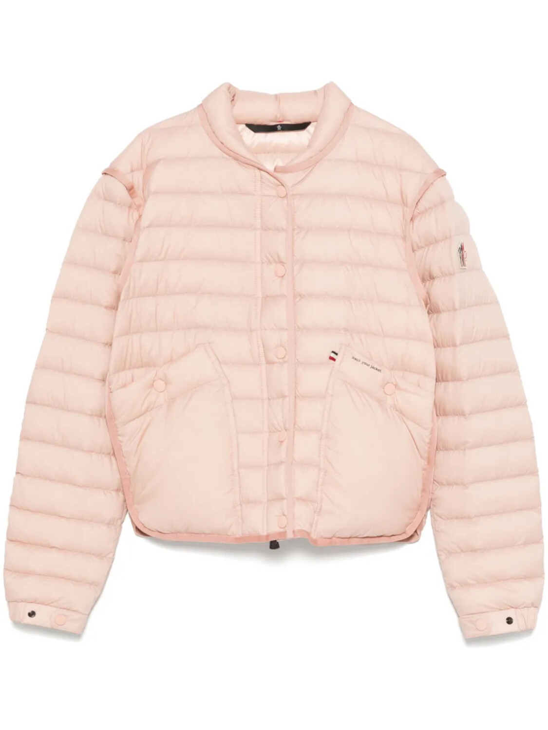 

Стеганая куртка-пуховик Moncler Grenoble, розовый