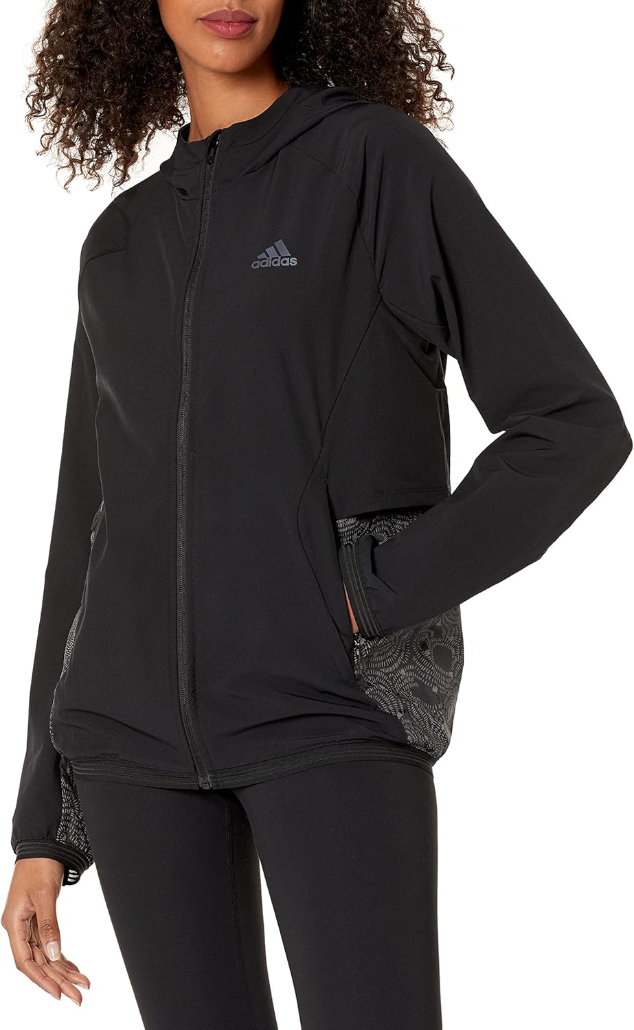 

adidas Женская ультраотражающая беговая софтшелл-куртка, Black