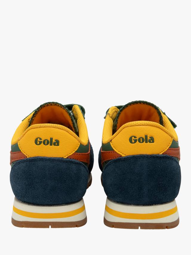 Детские кроссовки Daytona Pure Strap Low Cut Gola, Evergreen/Navy/Moody — фото 4