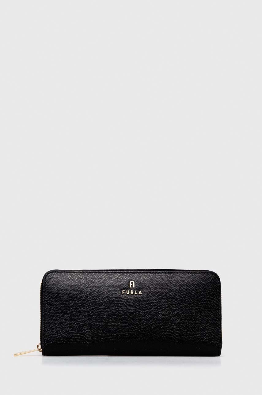 

Кожаный кошелек Furla, черный