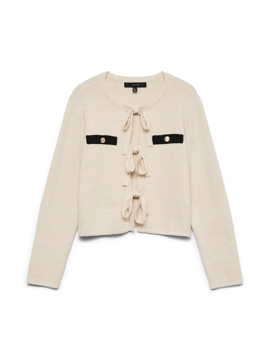 

Вязаный кардиган VERO MODA VMHildur, кремовый