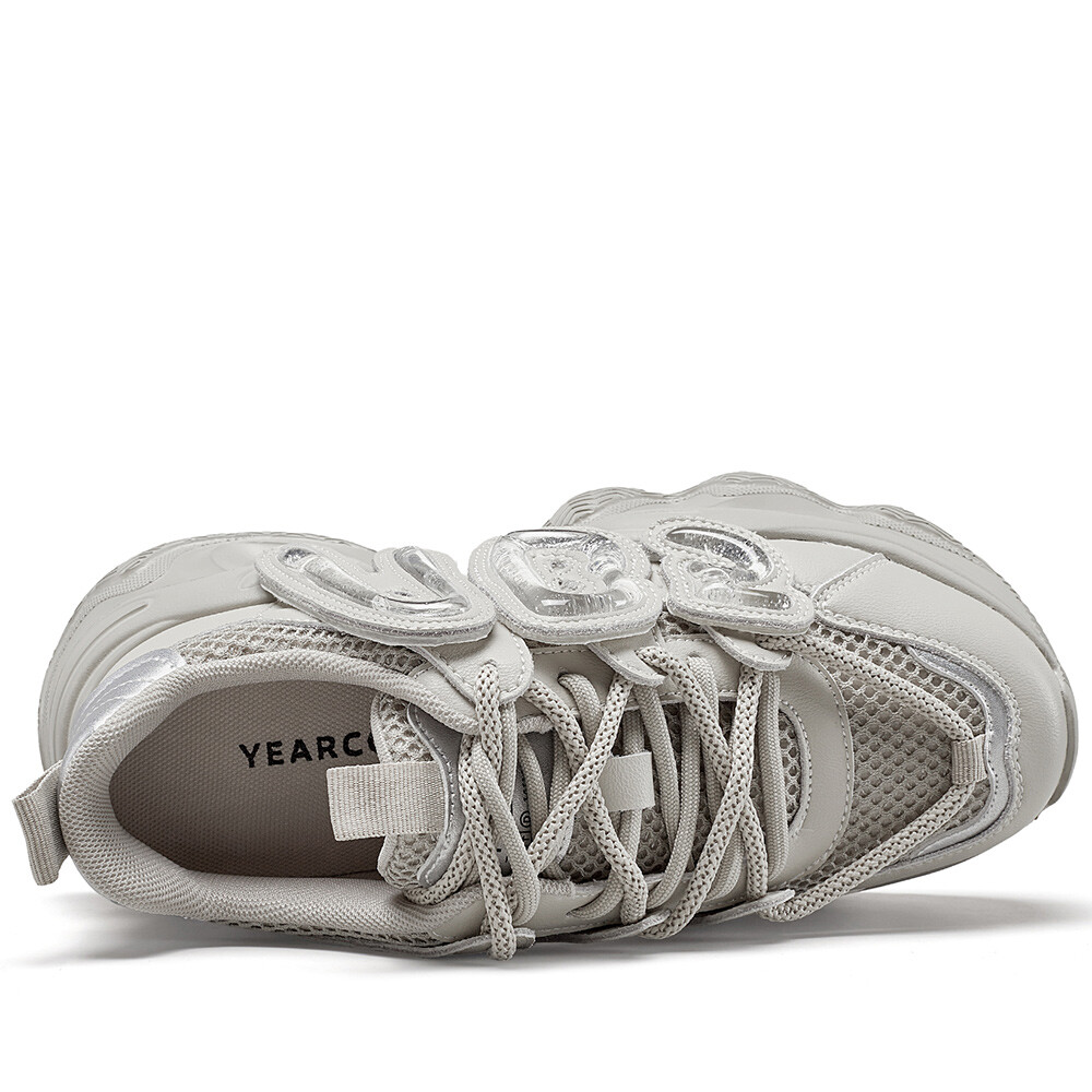 Туфли женские повседневные Women's Casual Shoes Women's Yearcon, светло-серый — фото 3