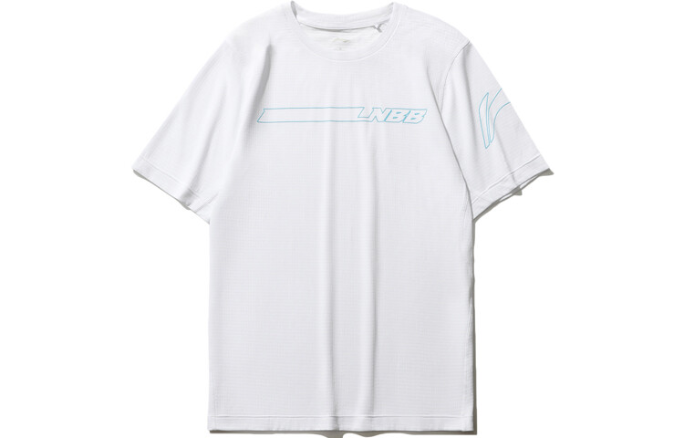 

Спортивная баскетбольная коллекция футболка мужская белая Lining, белый