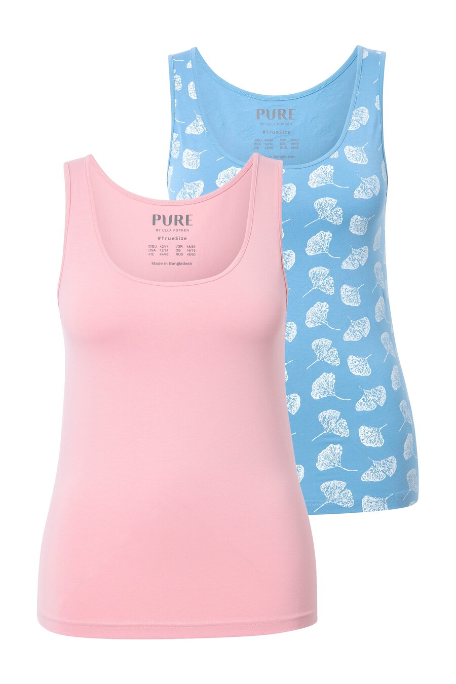 

Нижняя рубашка Ulla Popken, светло-голубой/розовый