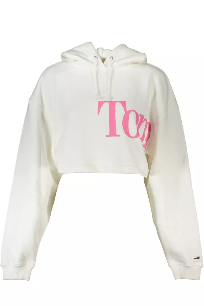 

Белый хлопковый женский свитер Tommy Hilfiger