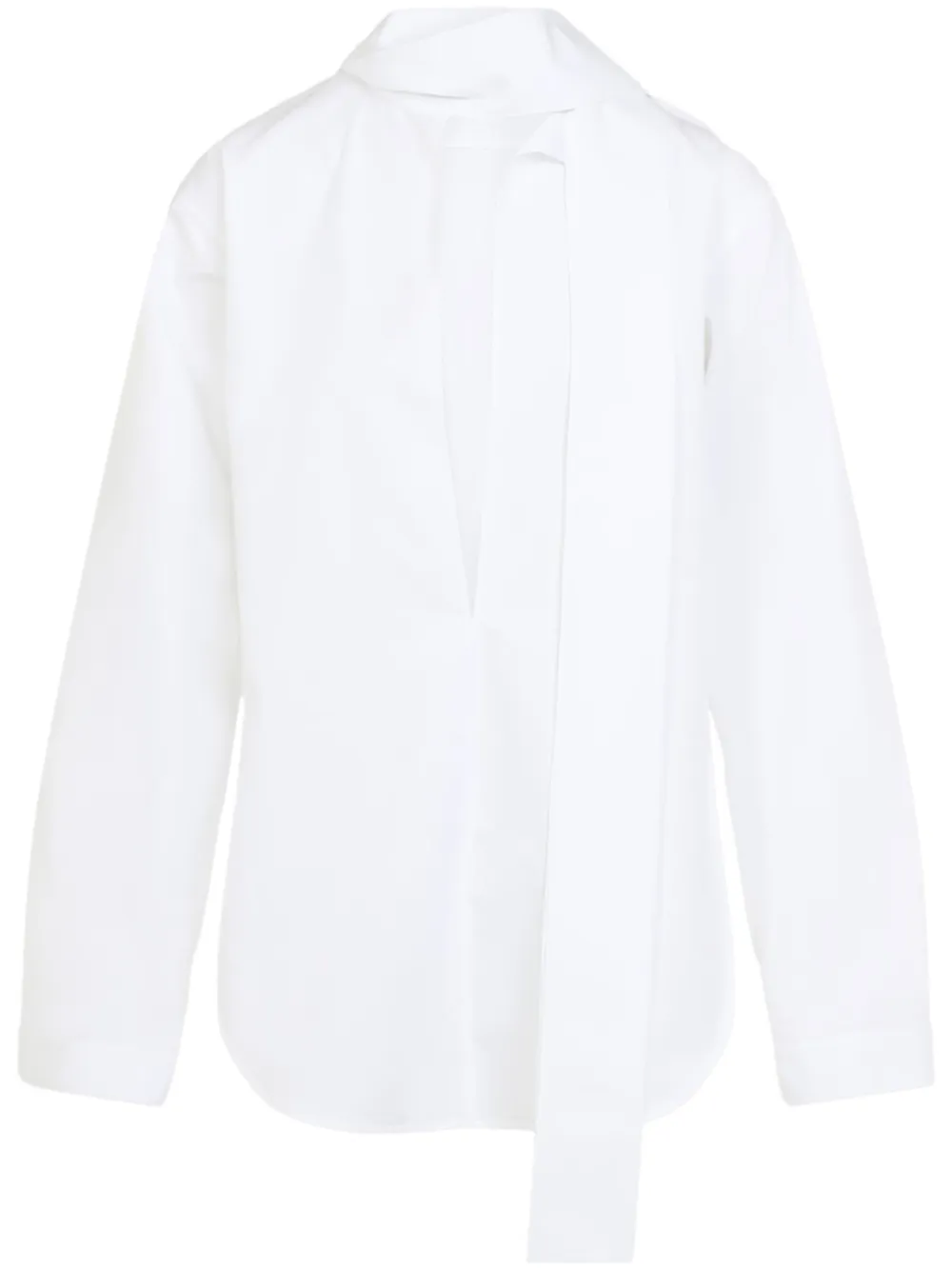 

Блузка с шарфом Alaïa, белый