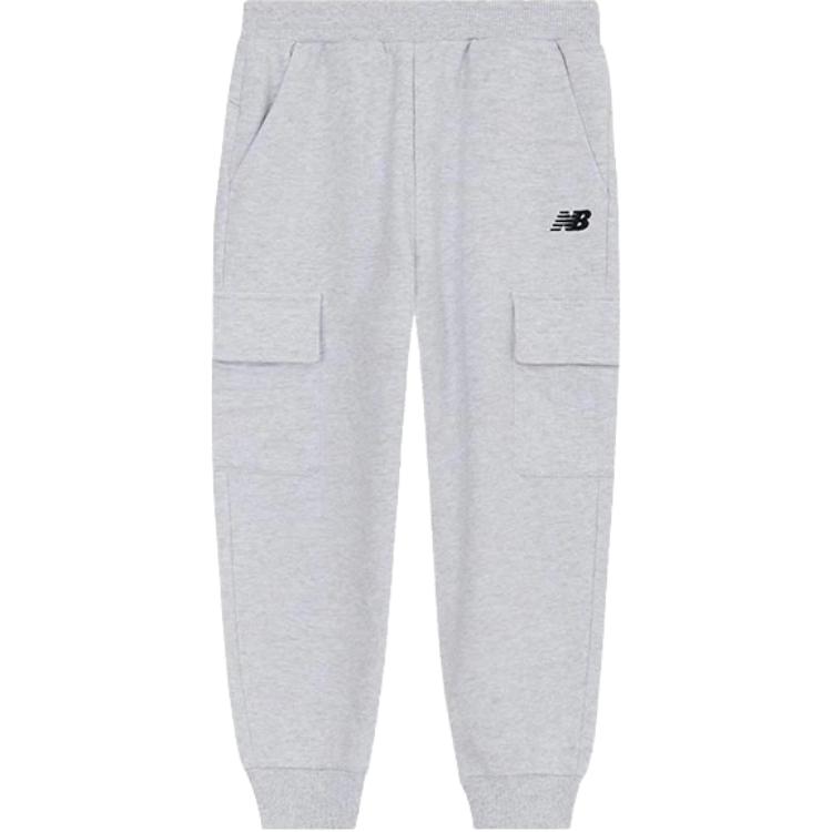 

Детские вязаные спортивные штаны для детей 3-7 лет Sports Club Light Gray New Balance, светло-серый