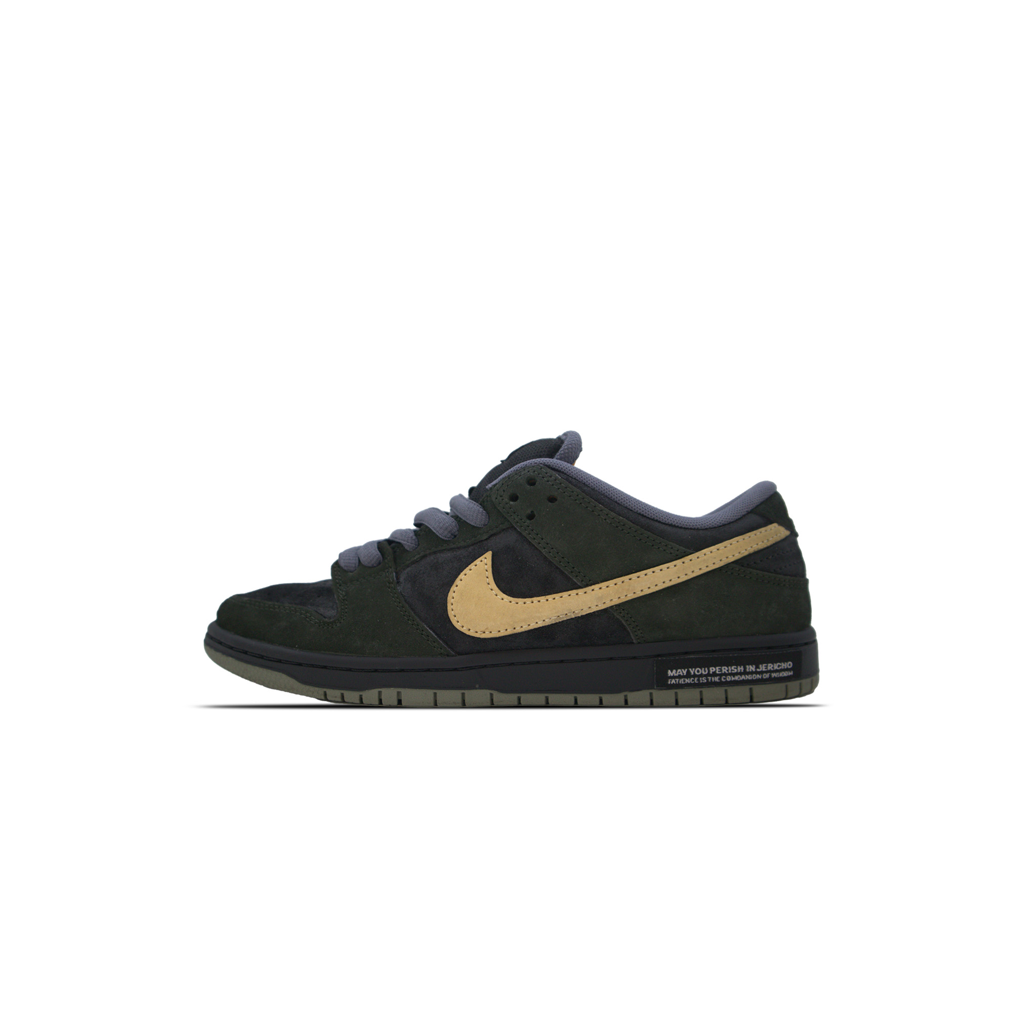 

Кроссовки для скейтбординга dunk sb abrasion resistant low top unisex Nike, оливковый