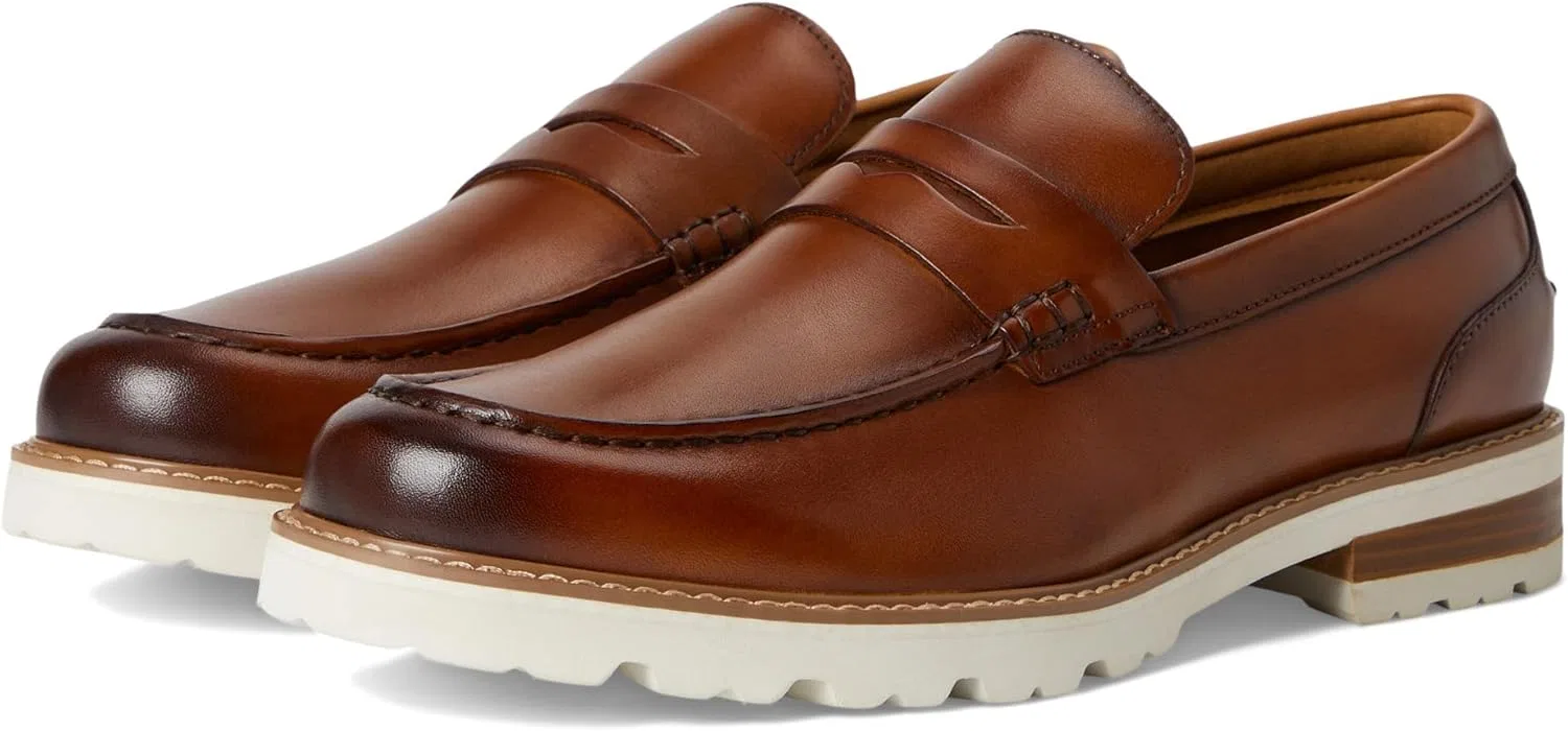 Лоферы Florsheim Renegade Moc Toe Penny Loafer, Cognac Multi