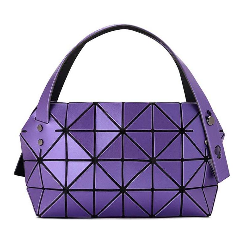 

ISSEY MIYAKE Поливинилхлоридная смола женская сумка Бостон фиолетовая