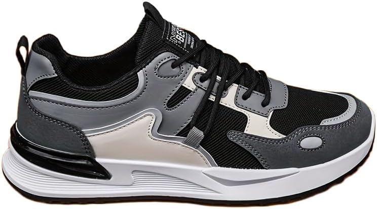 

Мужские дышащие кроссовки из сетчатого холста, повседневная обувь для мужчин и студентов Clolinde, черный