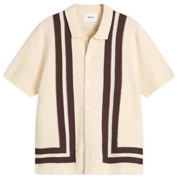 

Вязаная рубашка Арес Nn07, айвори