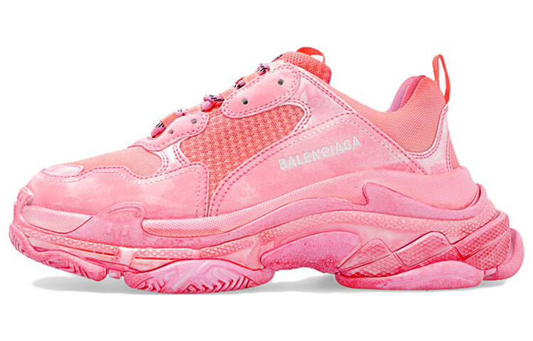 Кроссовки Balenciaga Triple S Faded Dark Pink Women's
