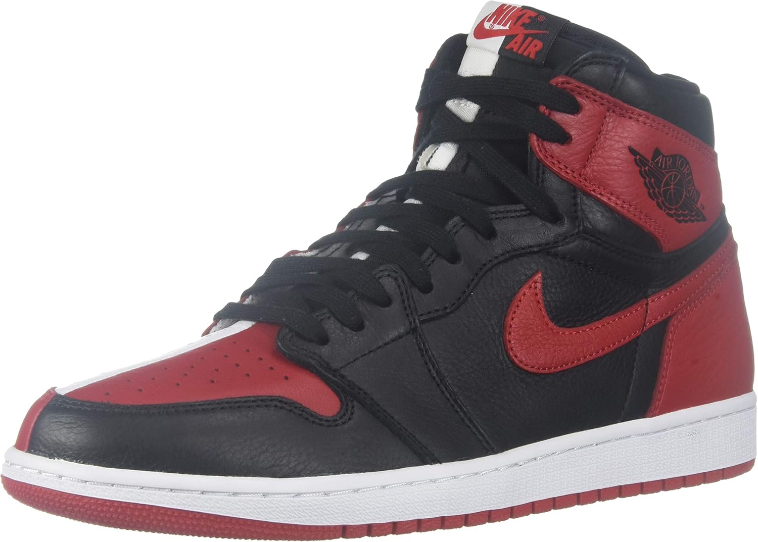 

Jordan мужские Nike Air Jordan 1 Retro High Og Nrg Black/Red/White 861428-061, White/Red/Black