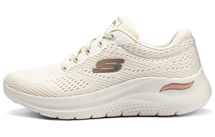 

Кроссовки Skechers ARCH FIT 2.0 Lifestyle Shoes Women's Low-top Beige/white/pink, бежевый