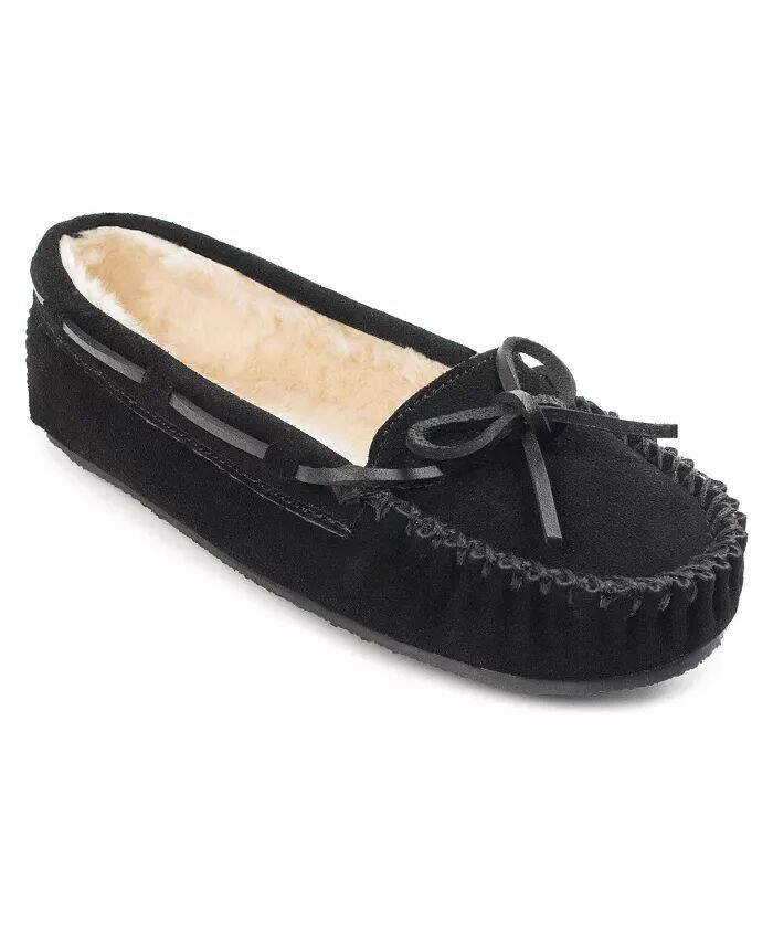 Женские тапочки Cally Wide Minnetonka, черный