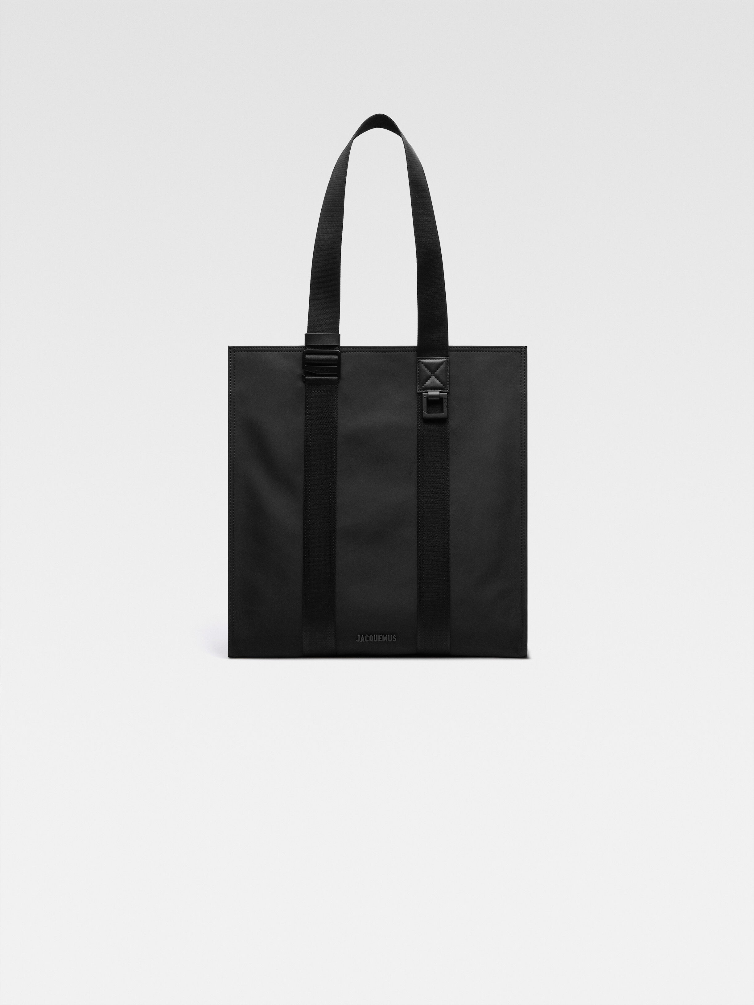 

Нейлоновая сумка-мессенджер JACQUEMUS The Cuerda shopper bag, черный